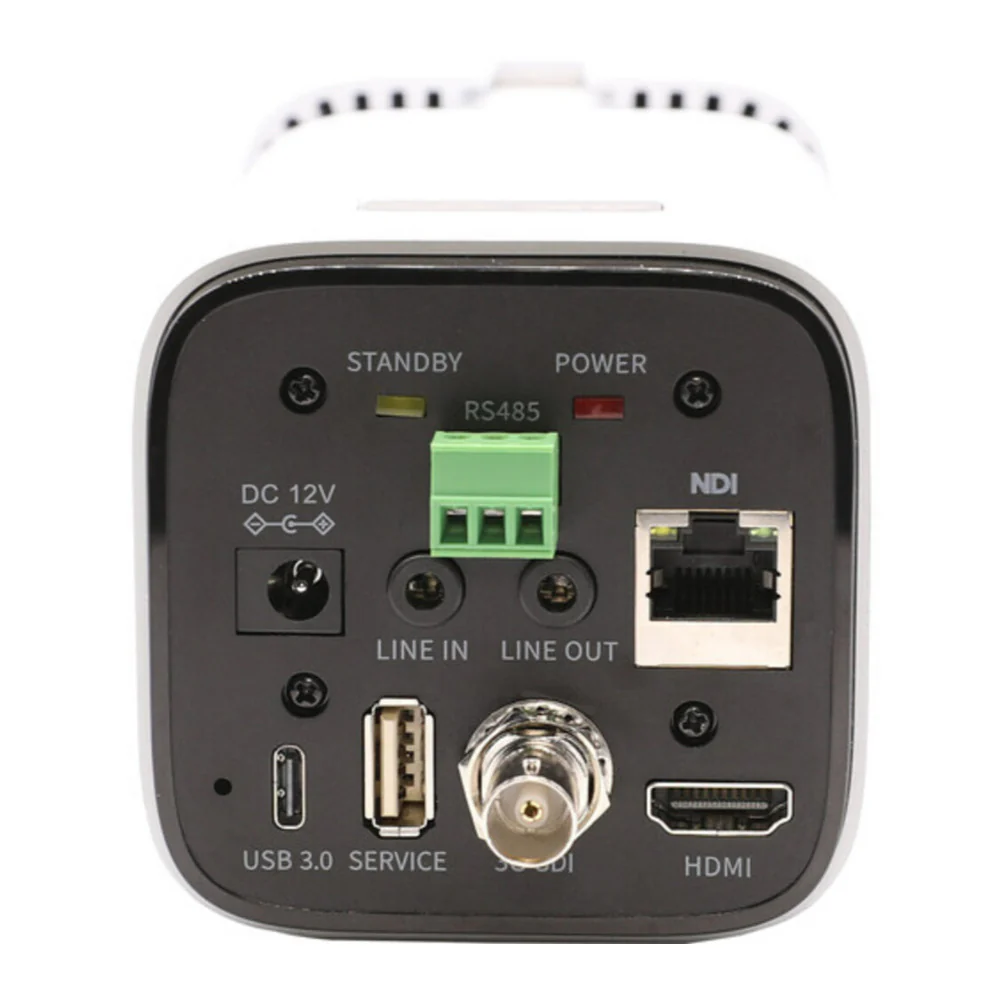 PTZOptics Studio 4K Camera with 20x Zoom, NDI HX2 Connectivity, and 16x Digital Zoom (White) - Image 4