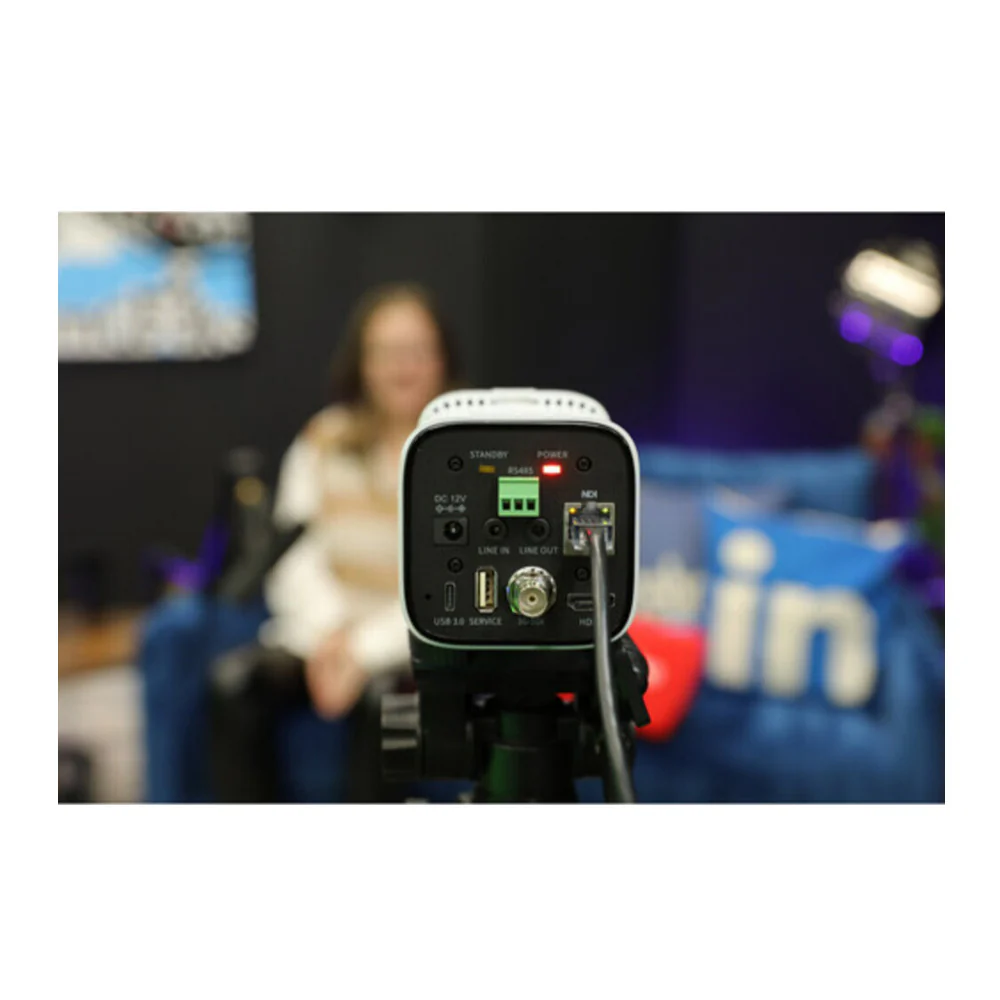 PTZOptics Studio 4K Camera with 20x Zoom, NDI HX2 Connectivity, and 16x Digital Zoom (White) - Image 7