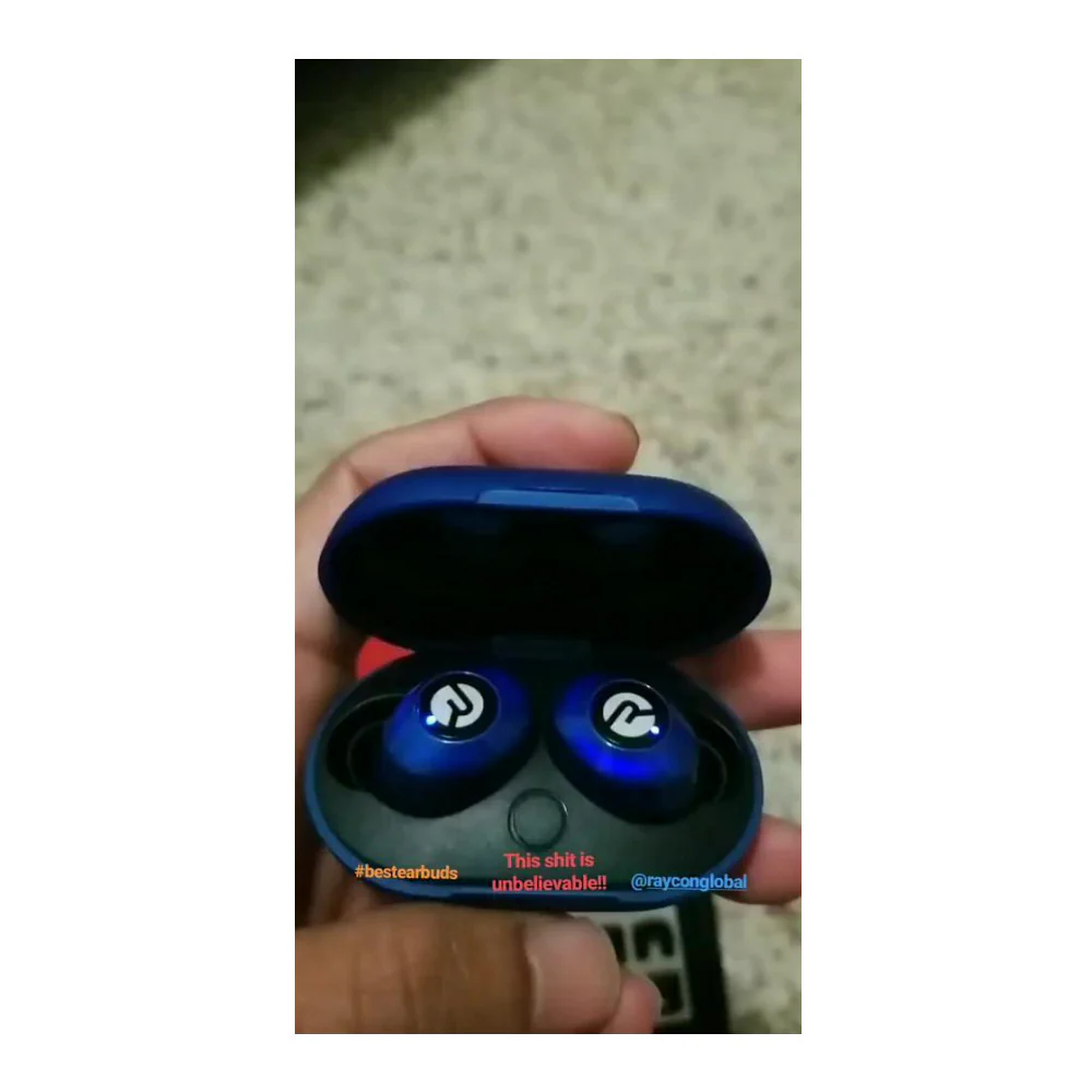 Raycon The Everyday Bluetooth Wireless Compact Earbuds (Electric Blue) - Image 5
