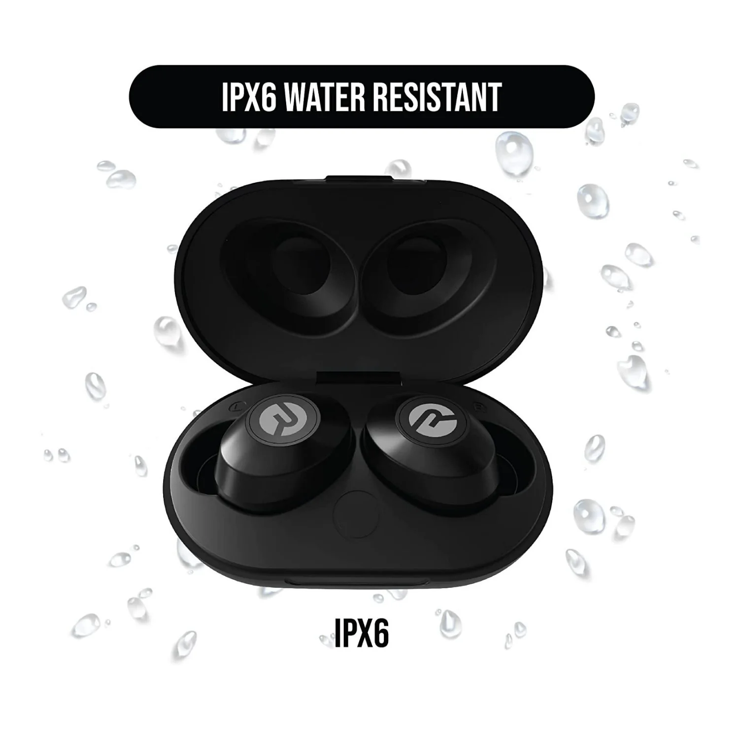 Raycon The Everyday Bluetooth Splash Resistant Wireless Earbuds (Carbon Black) - Image 4