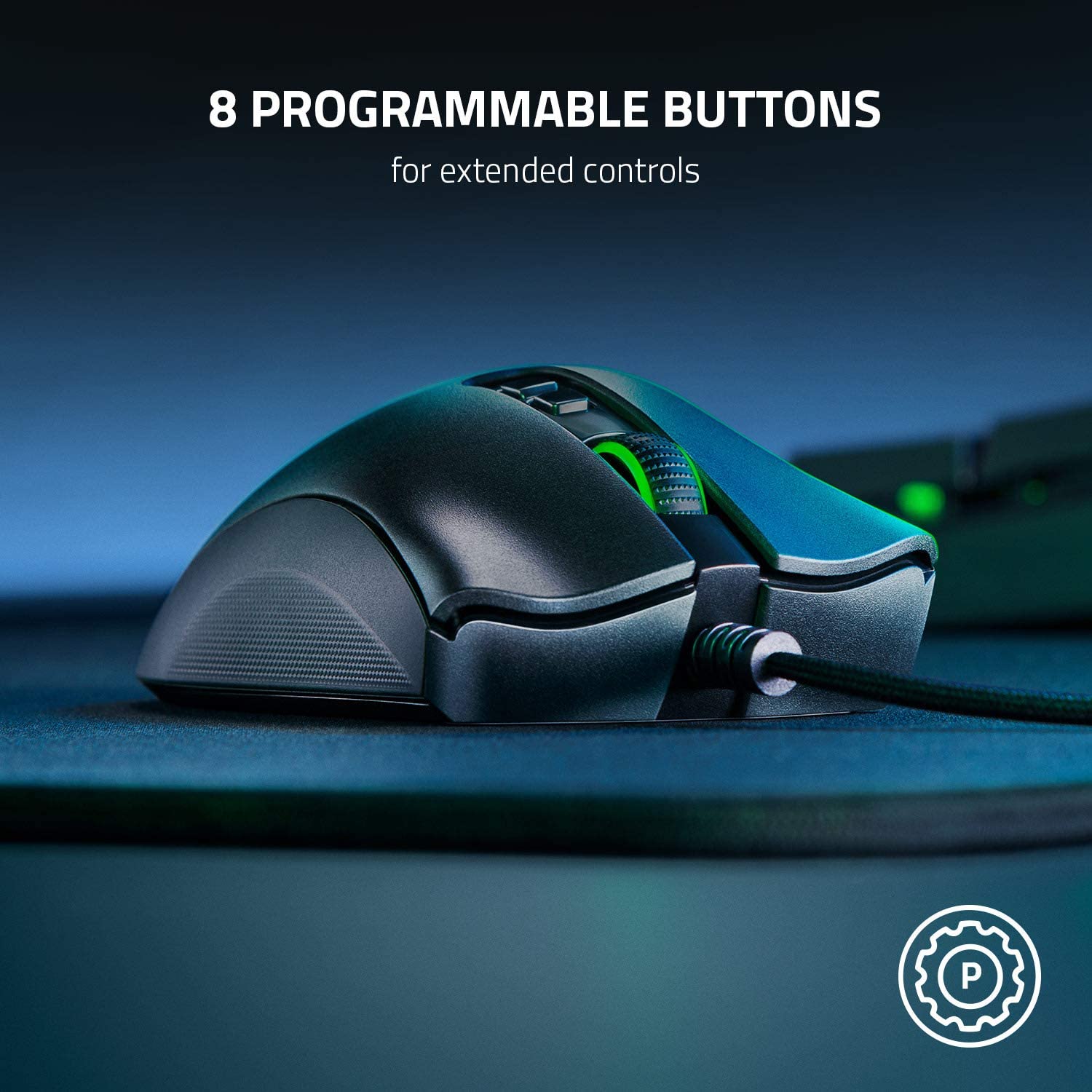Razer DeathAdder V2 Ergonomic Wired Gaming Mouse (Certified Refurbished) - Image 5