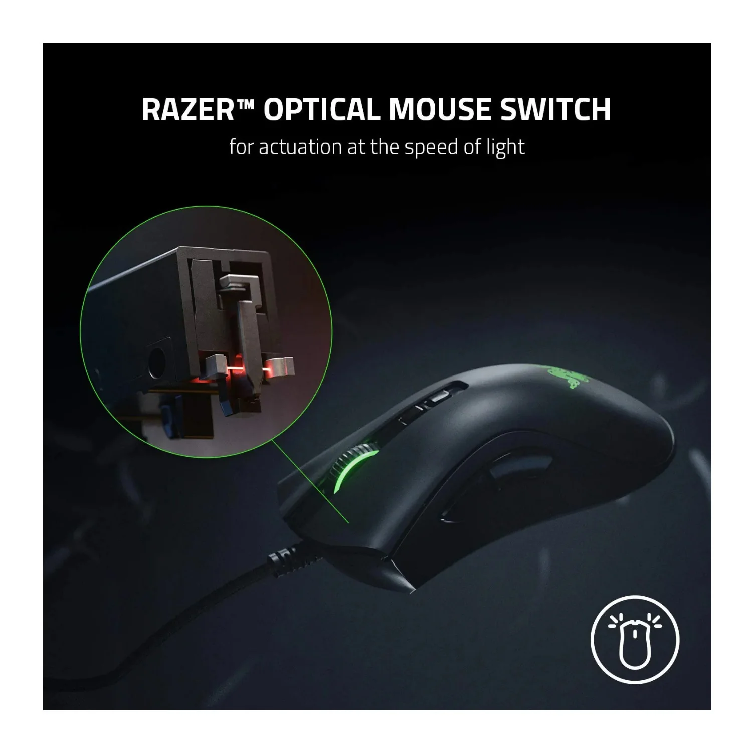 Razer DeathAdder V2 Gaming Mouse (Black) - Image 3
