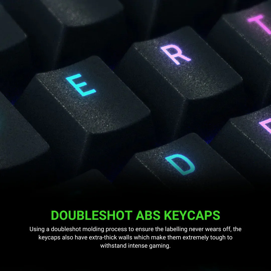 Razer BlackWidow V4 Green Switch Gaming Keyboard Bundle, RZ03-04690200, Black (Certified Refurbished) - Image 6