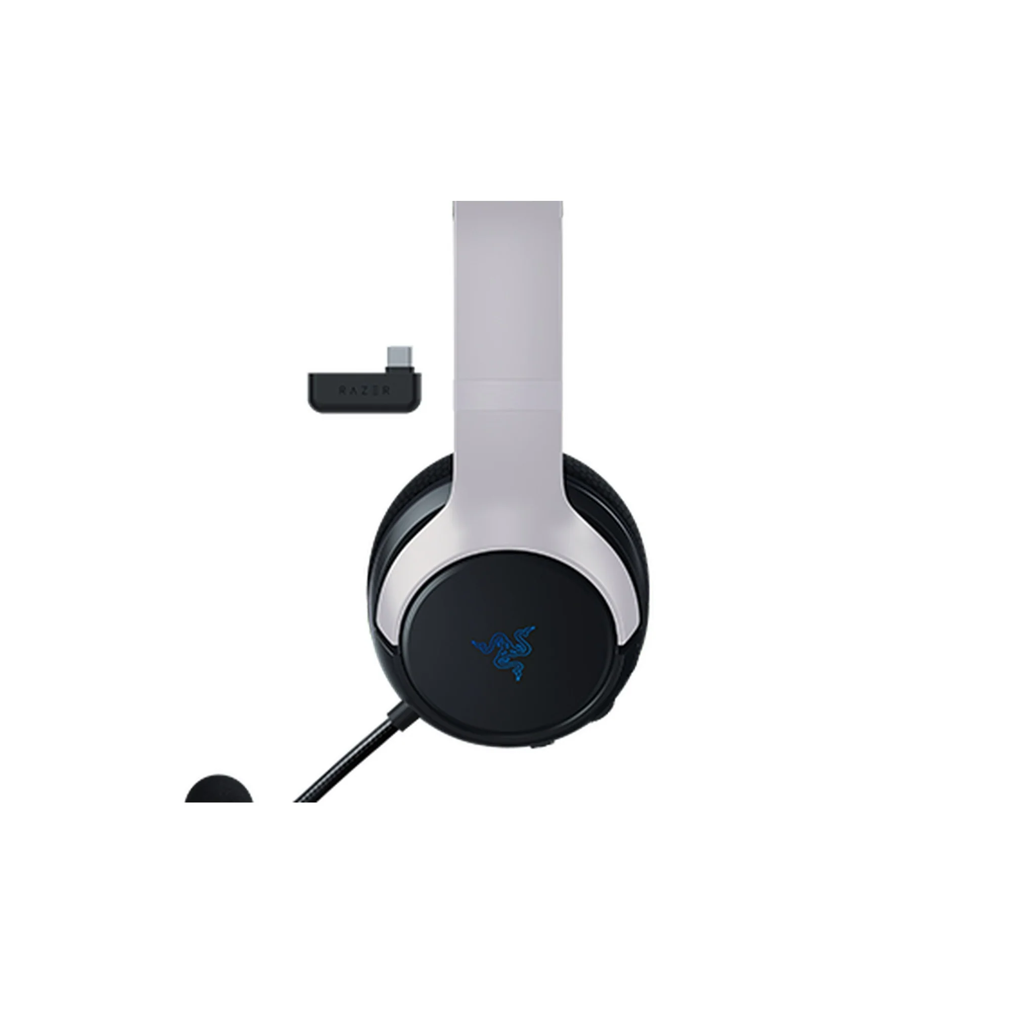 Razer Kaira Dual Wireless Razer SmartSwitch PS5 Gaming Headset for Playstation and PC (White) - Image 2