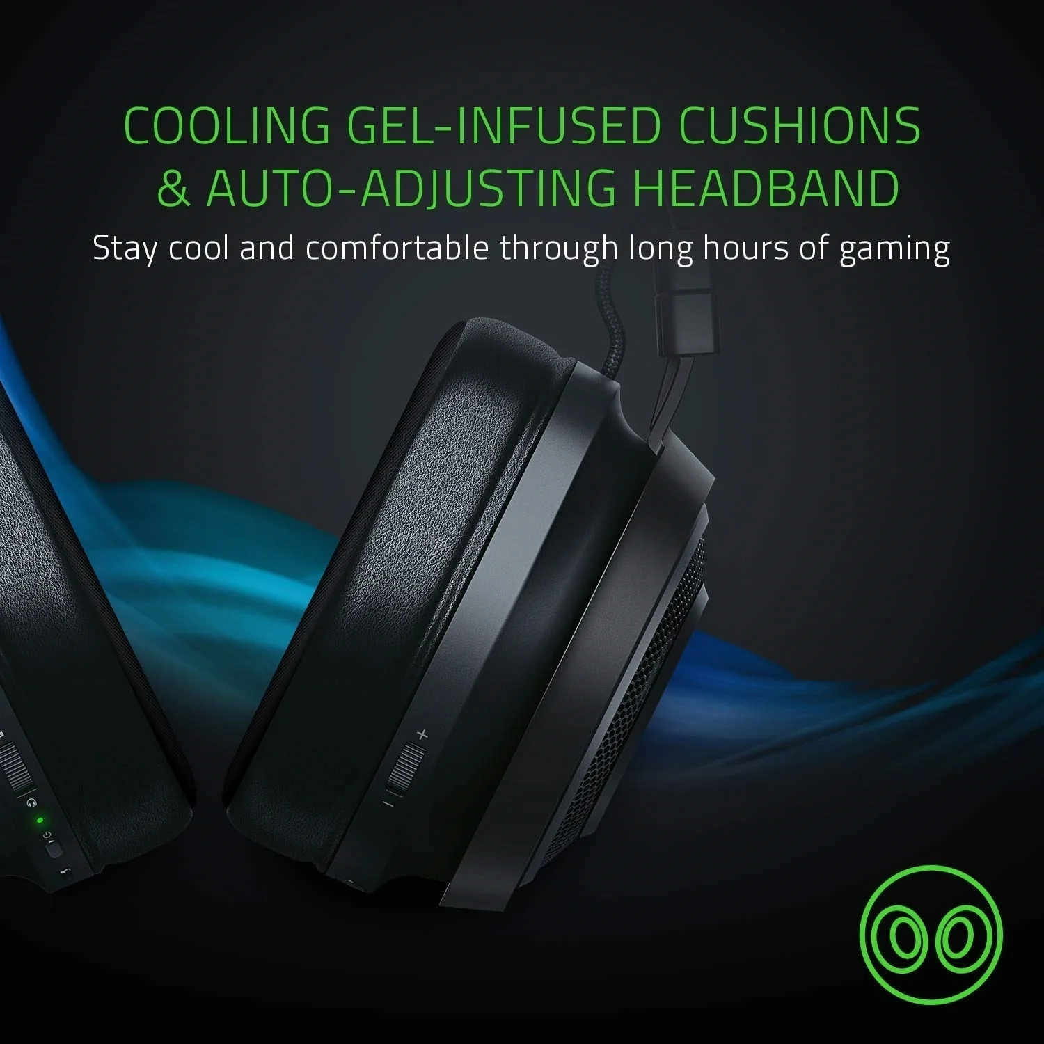 Razer Nari Ultimate Wireless Surround Sound Gaming Headset with Chroma Lighting (Certified Refurbished) - Image 6