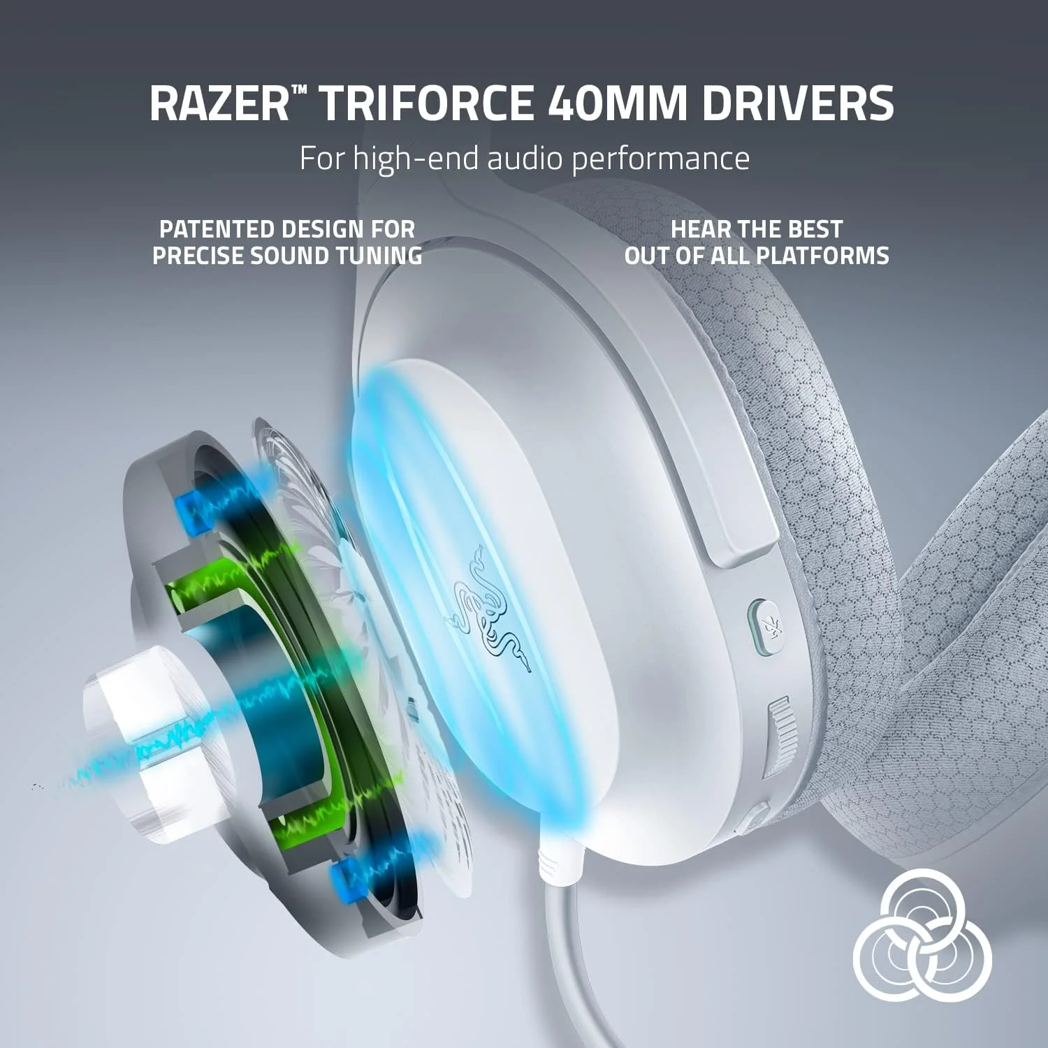 Razer Barracuda X Wireless Multi-Platform Gaming & Mobile Headset, Mercury White (Certified Refurbished) - Image 7