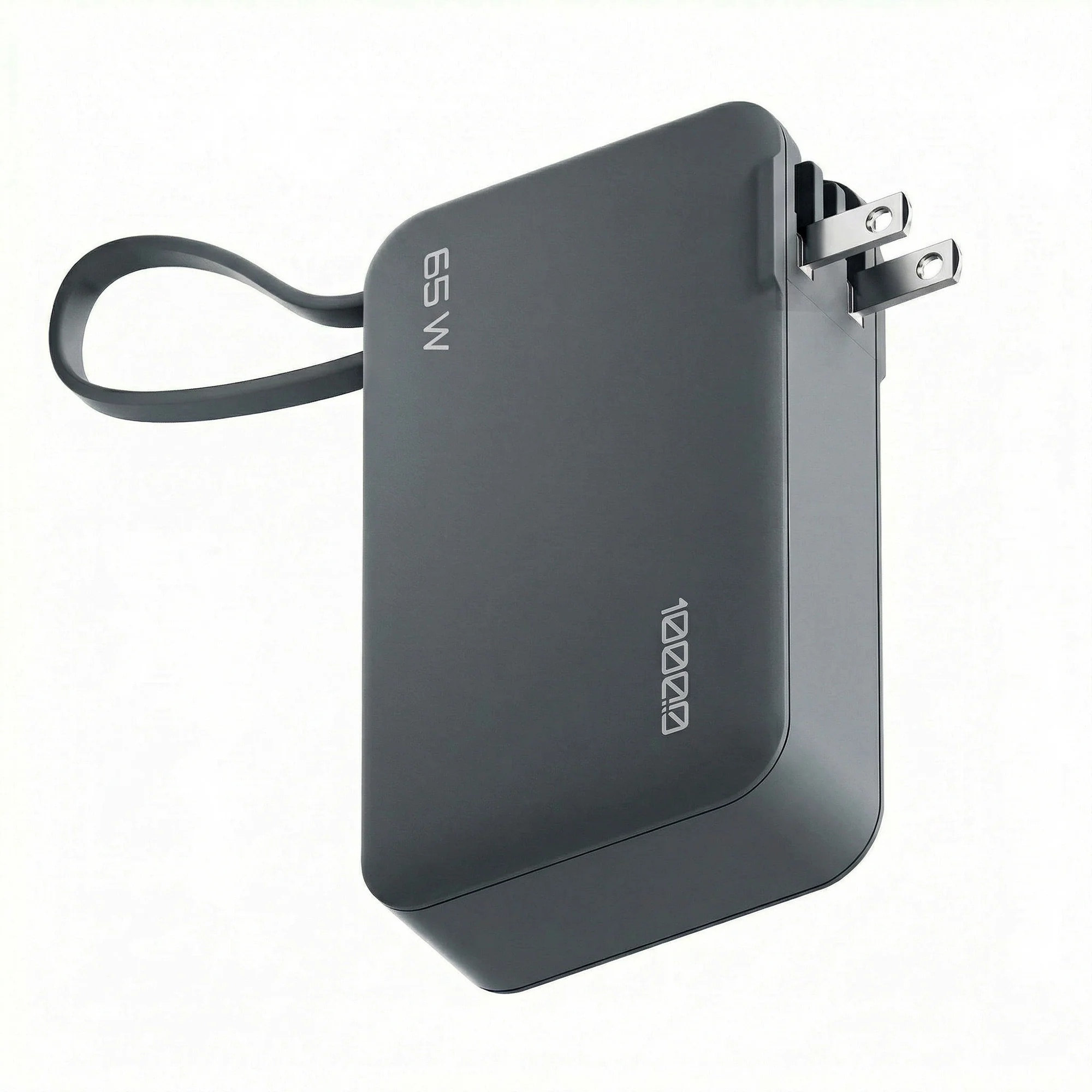 ReelCharge 10,000 mAh 65W Power Bank Flex (Cool Gray) - Image 2