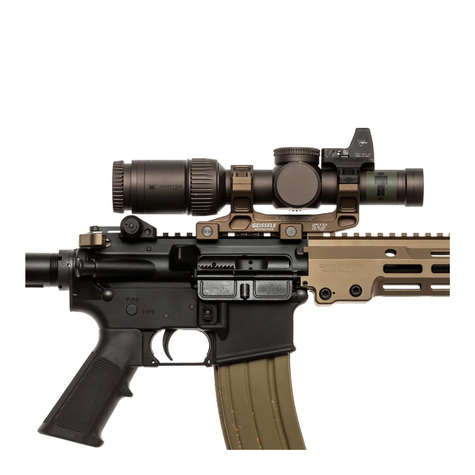 Reptilia ROF-90, MIL-STD for Geissele 30mm and AUS Mount (Black Anodized) - Image 3