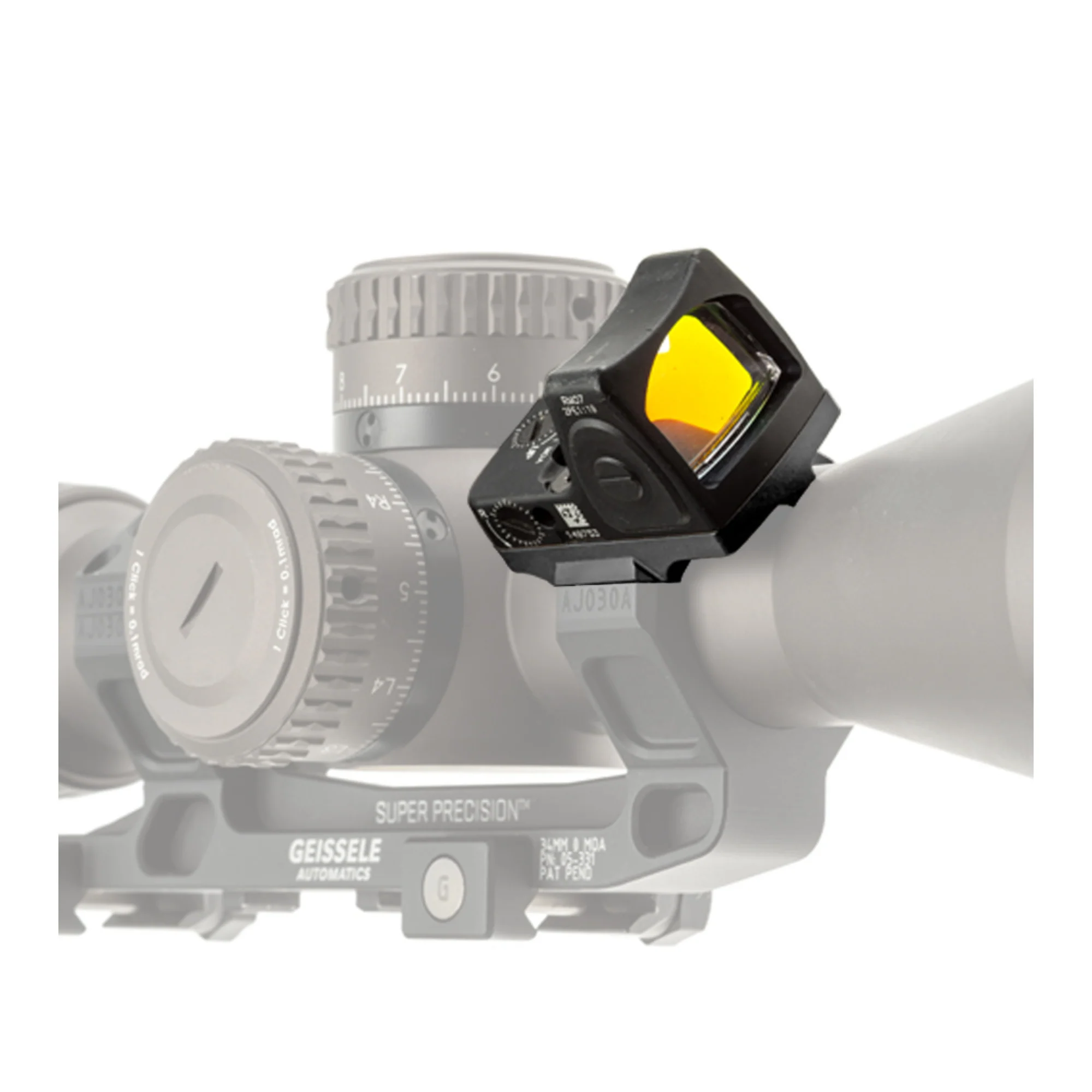 Reptilia ROF-45 for Geissele 34mm Super Precision Mount and Trijicon RMR  Black