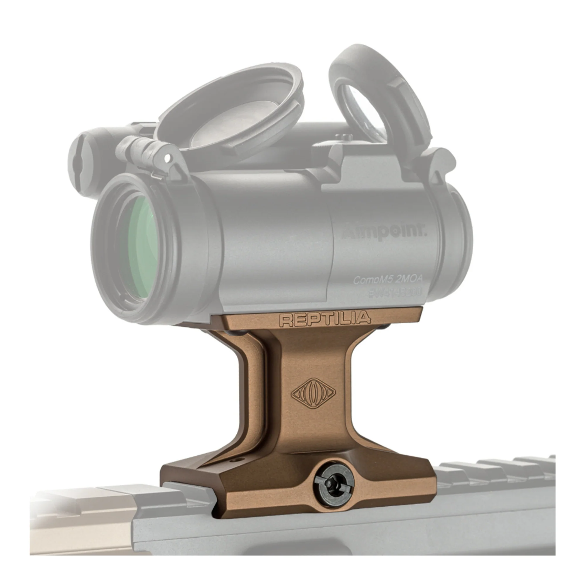 Reptilia DOT Mount for Aimpoint Micro 1.93-inch Height with Precision Fit and Durable Design (FDE) - Image 5