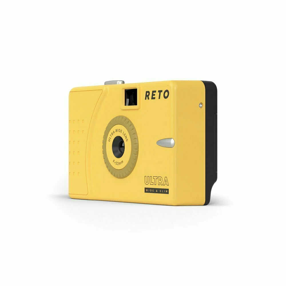 Reto 35mm Ultra Wide and Slim Film Camera with 22mm Lens (Yellow) - Image 2