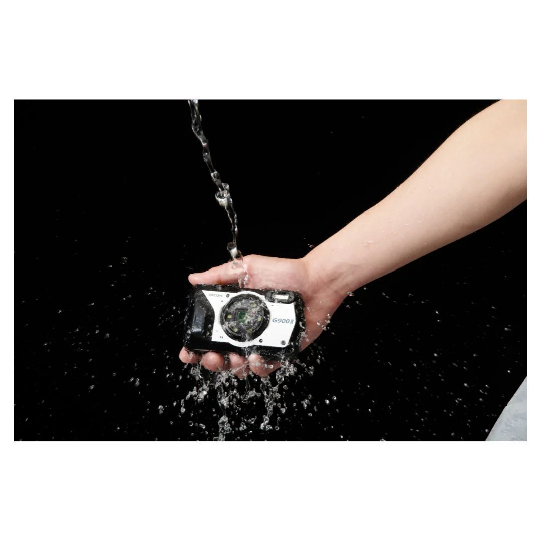 RICOH G900 II Waterproof Camera with Camera Memo Feature and 20 Megapixels (Black and Pearl White) - Image 6