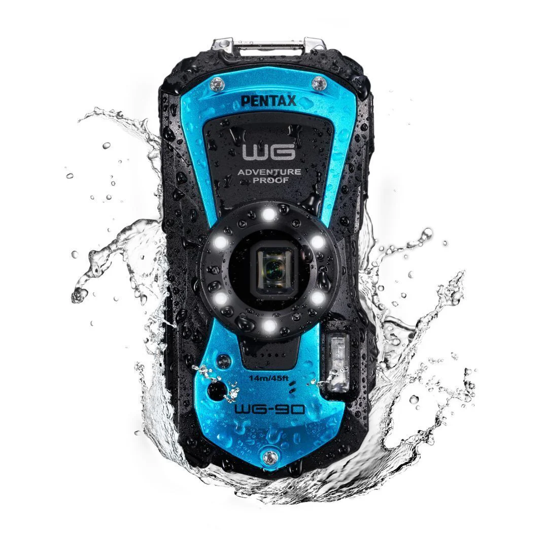 Ricoh Imaging PENTAX WG-90 Compact Camera with Tough Body Construction and Exceptional Image (Blue) - Image 6