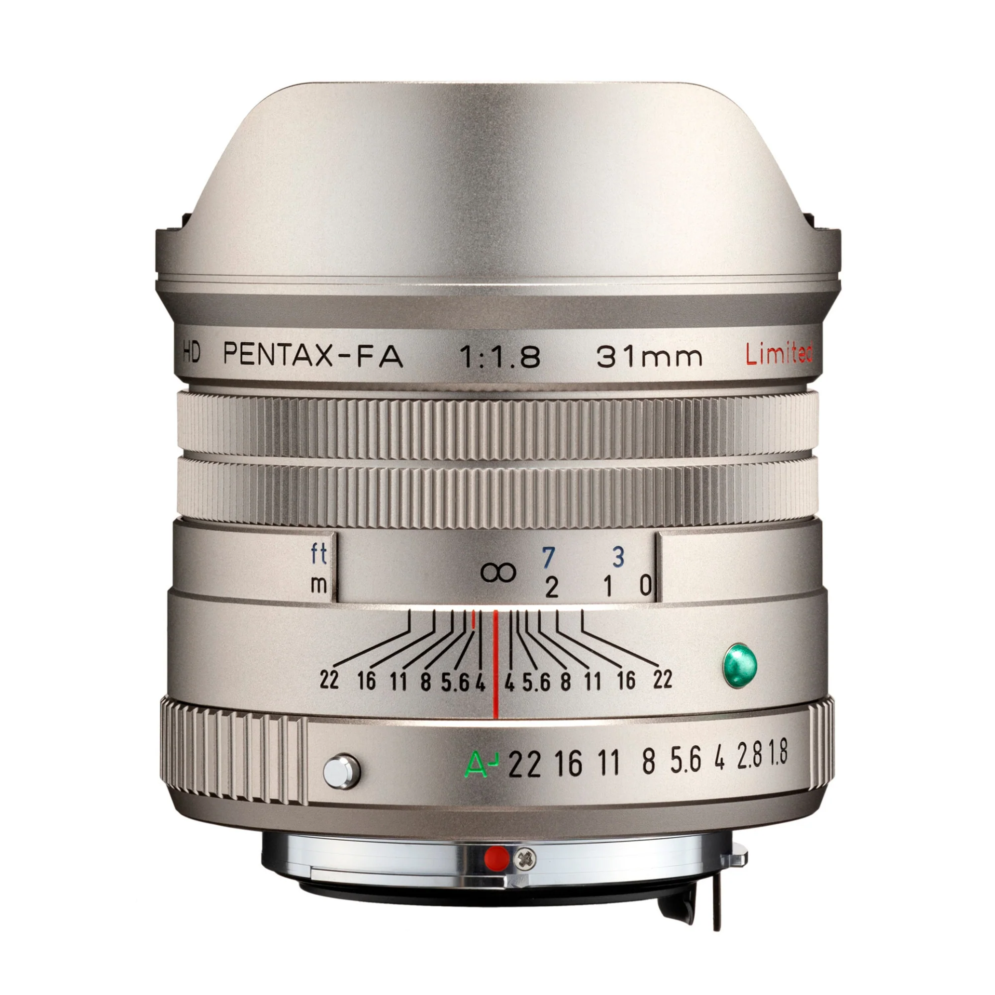 HD Pentax-FA 31mm f/1.8 Limited Lens (Silver) - Image 2