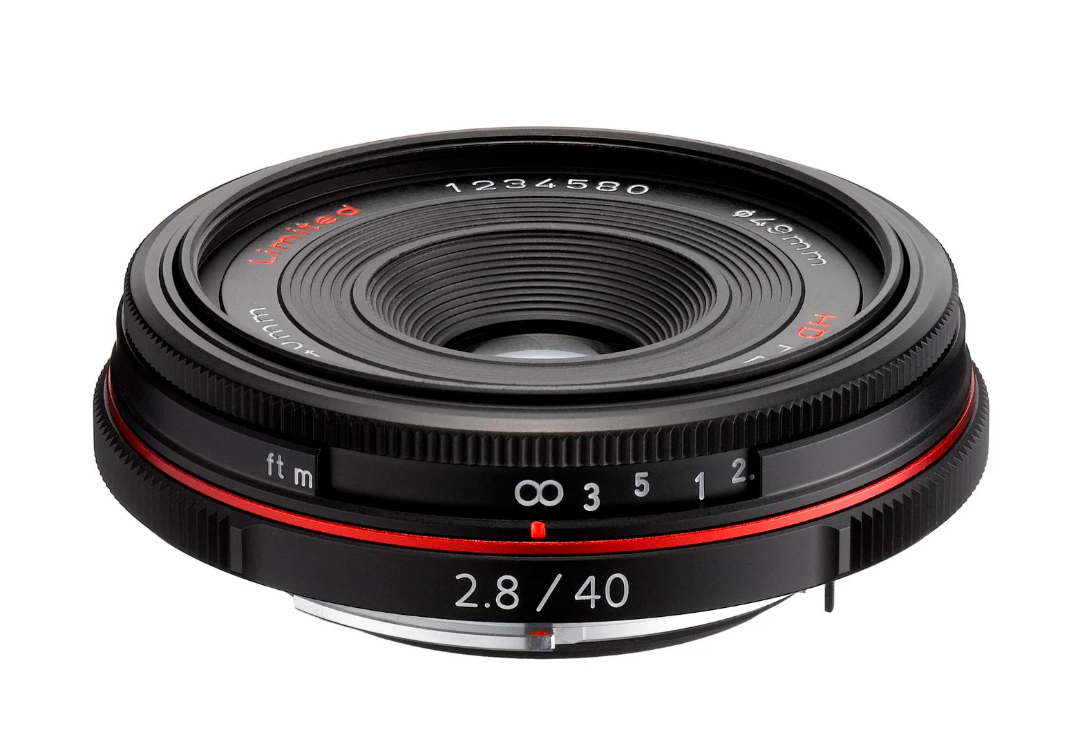 Pentax DA Limited 40mm f2.8 Camera Lens (Black)