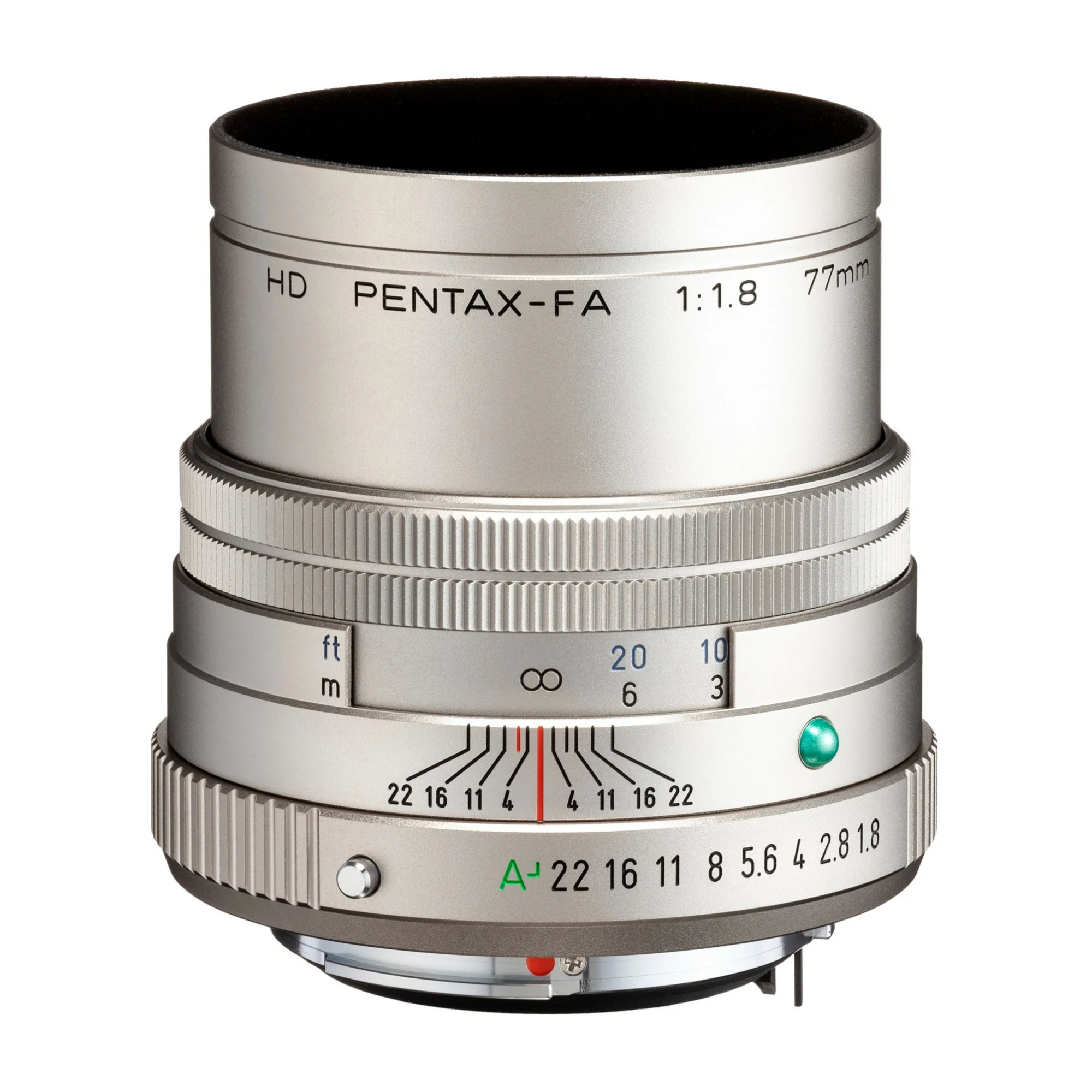 HD Pentax-FA 77mm f/1.8 Limited Lens (Silver) - Image 3