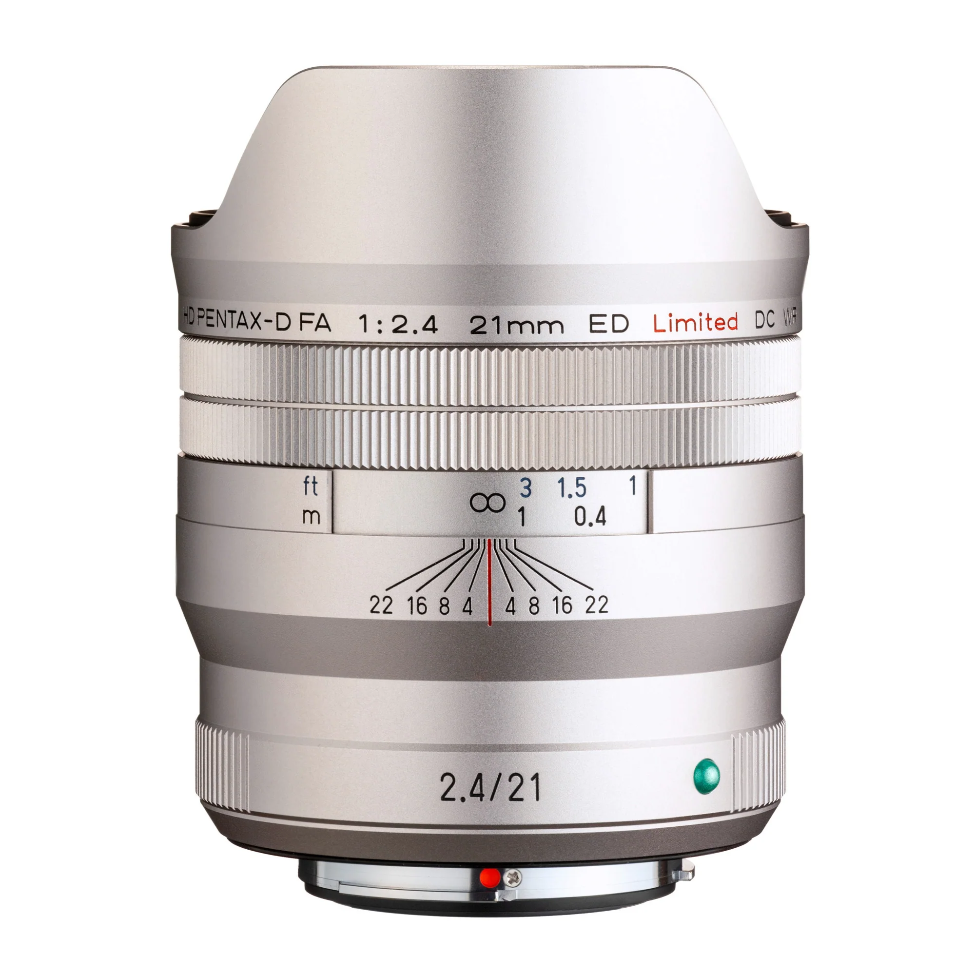 Pentax HD PENTAX-D FA 21mm f/2.4ED Limited DC WR Lens (Silver)