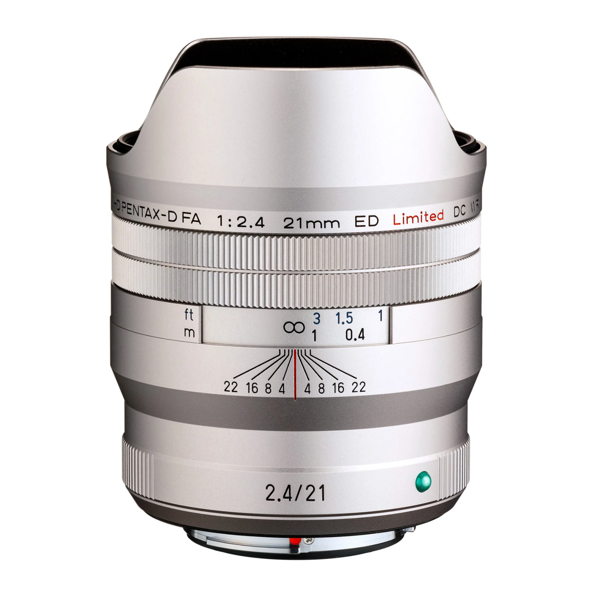 Pentax HD PENTAX-D FA 21mm f/2.4ED Limited DC WR Lens (Silver) - Image 2