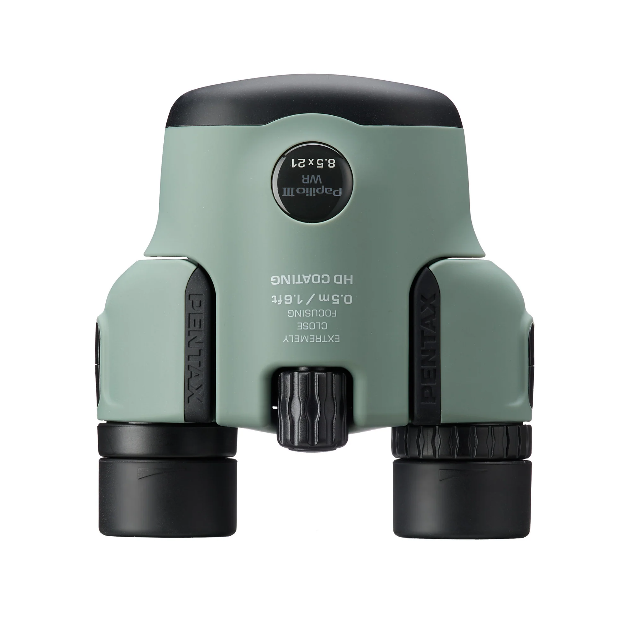 Pentax Papilio III 8.5x21 WR Binoculars with HD Coated 50cm Close Focus (Olive) - Image 2