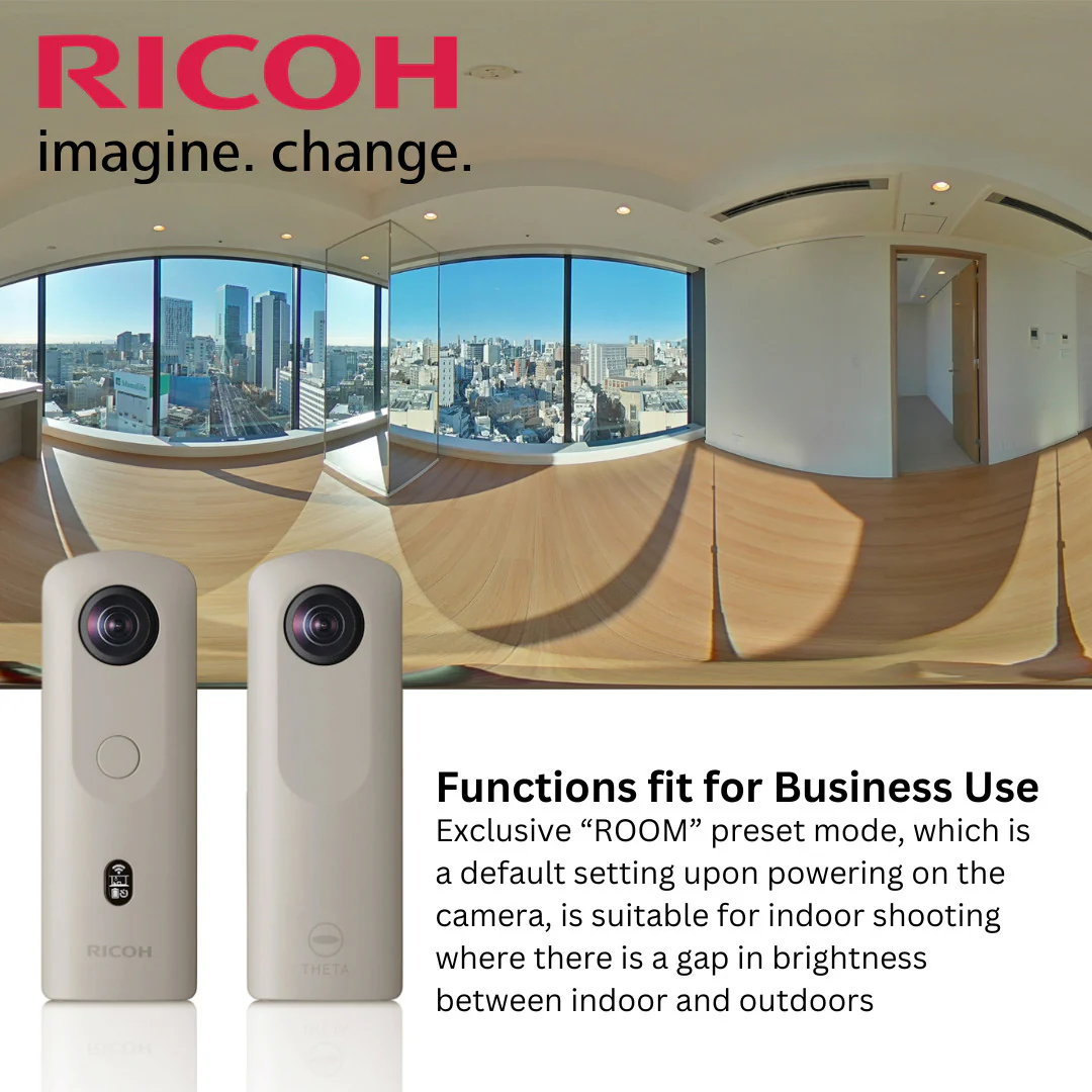 Ricoh Theta SC2 Business Edition Indoor and Outdoor 4K Camera (Gray, Refurbished) Bundle - Image 5