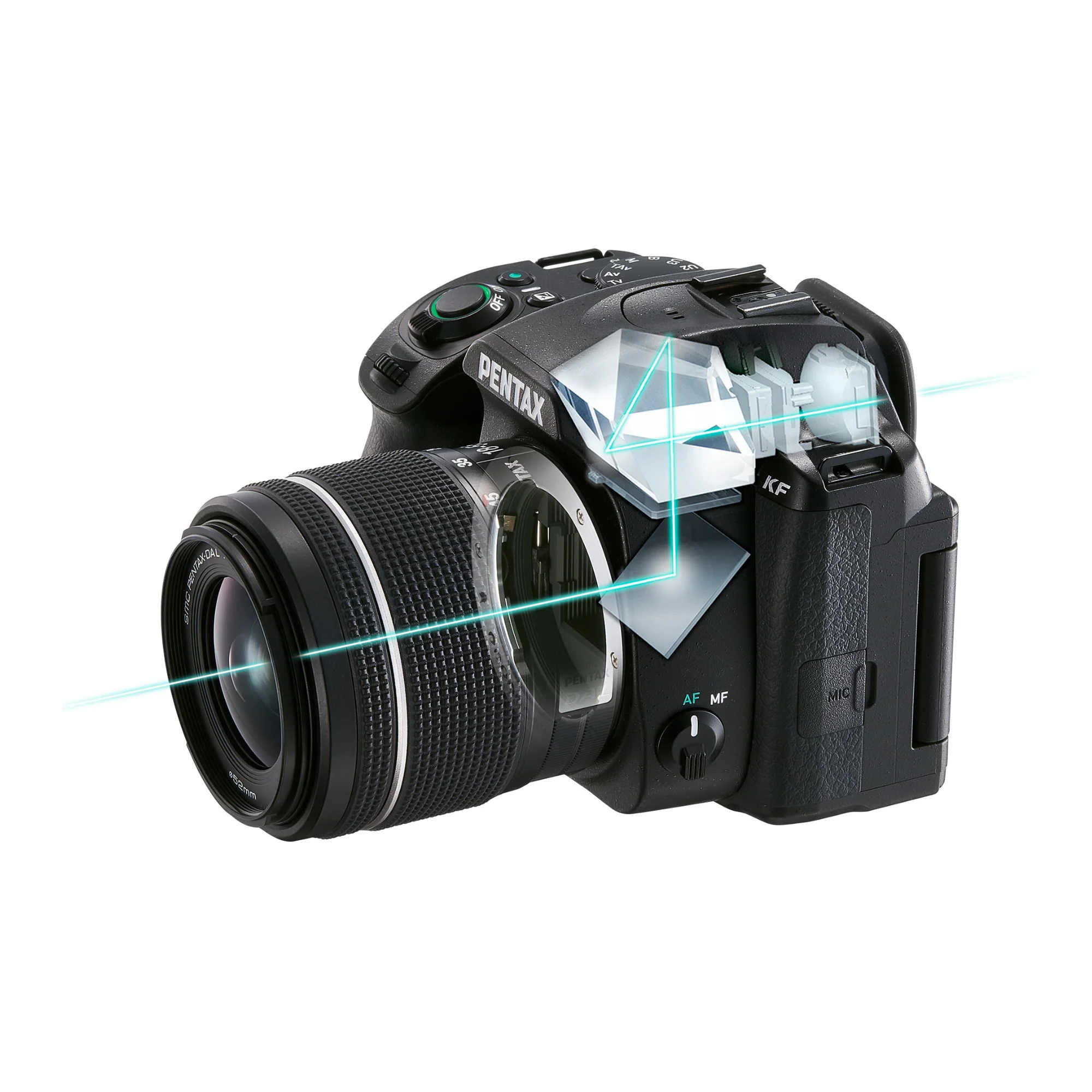 Pentax KF DSLR Camera Kit (Black) with PENTAX DA L 18-55mm F3.5-5.6 AL WR Lens with O-GPS2 GPS Unit - Image 14