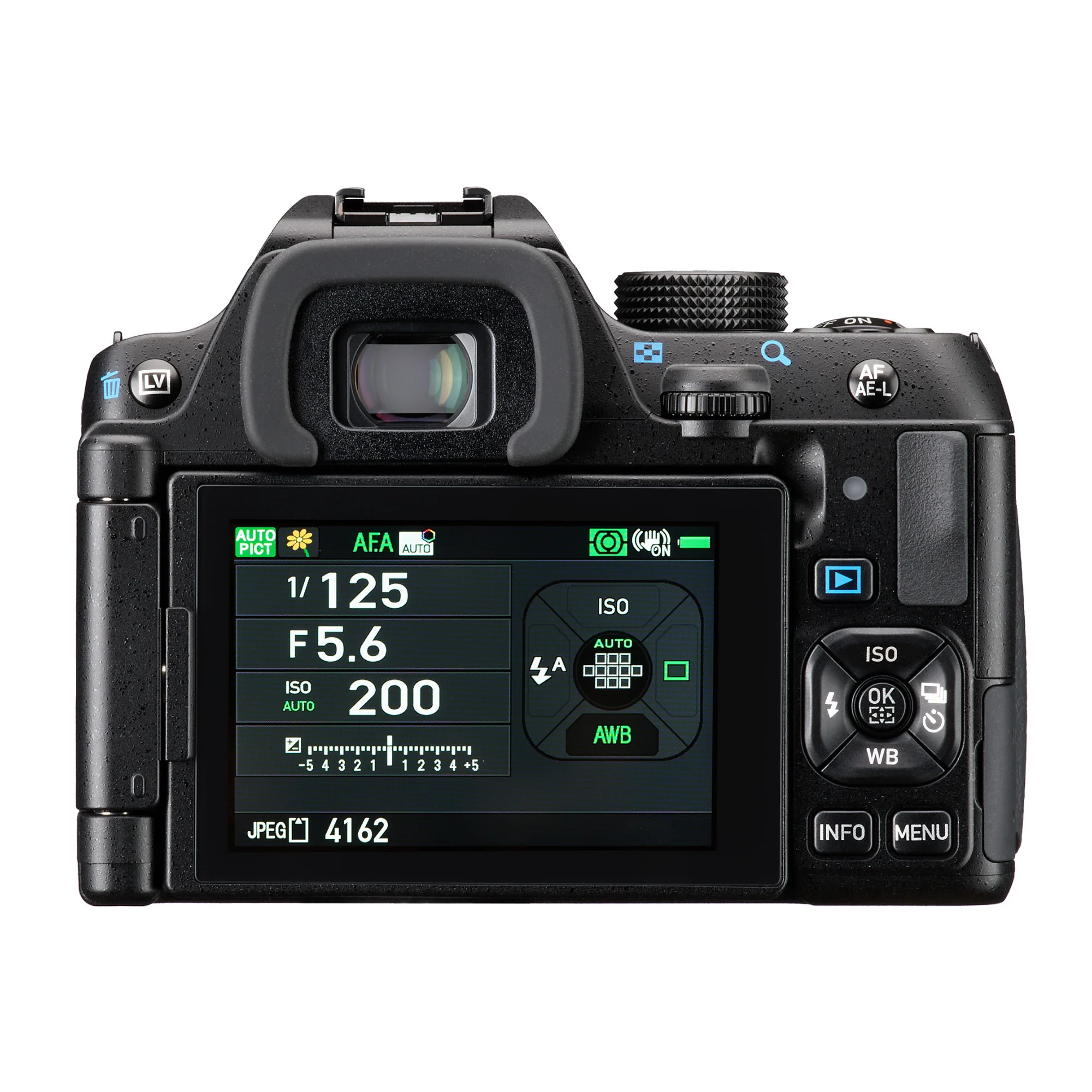 Pentax KF DSLR Camera Kit (Black) with PENTAX DA L 18-55mm F3.5-5.6 AL WR Lens with O-GPS2 GPS Unit - Image 21