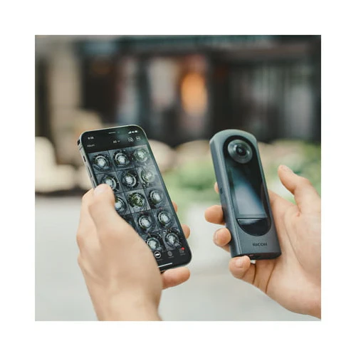 RICOH THETA X 360-Degree Camera with Lens Cap and Lens Cleaning Pen - Image 12