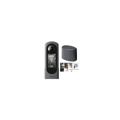 Ricoh Theta X 360-Degree Camera Bundle with Lens Cap for Theta X and Photo, Video and Art Software - Image 3