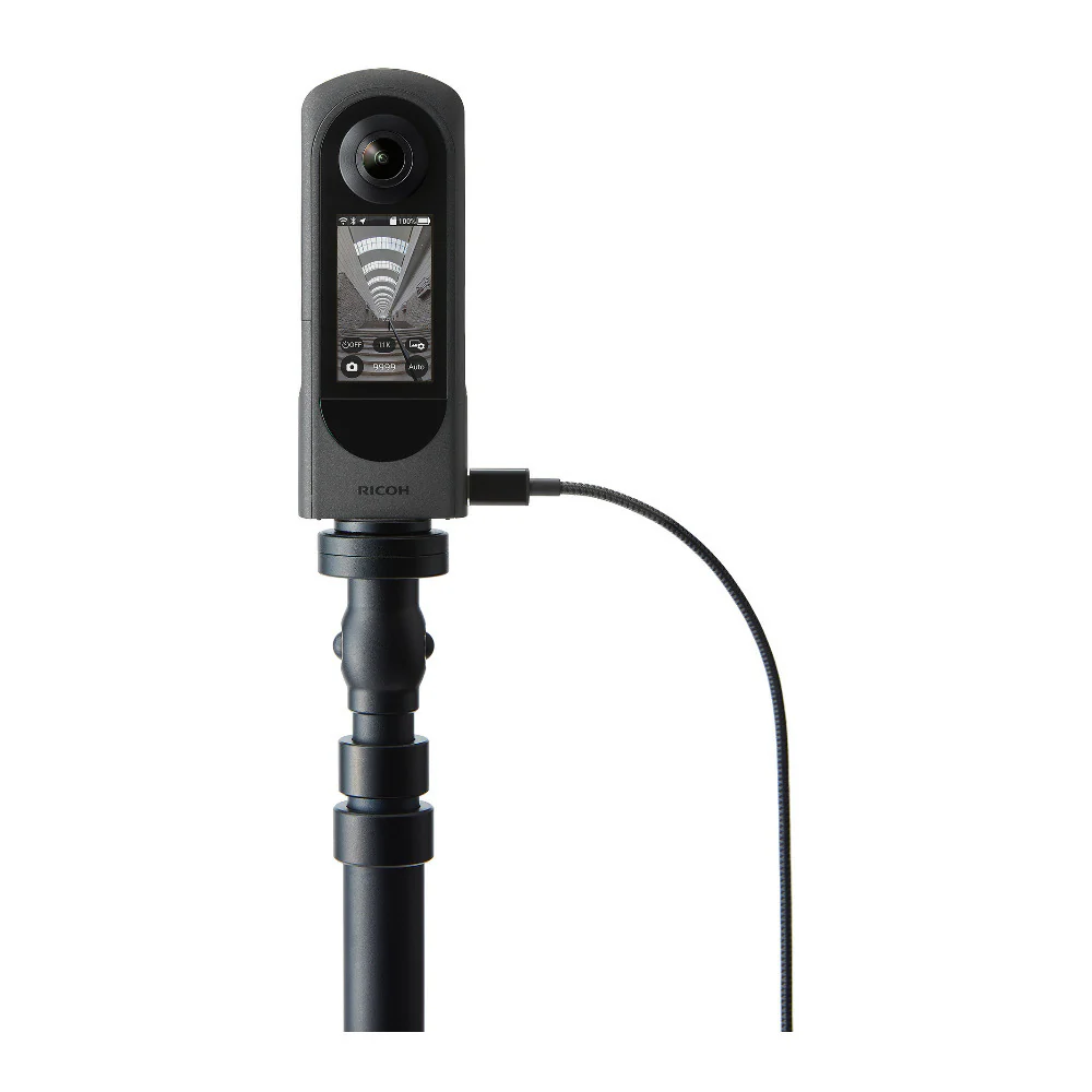 Ricoh THETA X 360-Degree Camera with 5 TB Portable Hard Drive, Gadget Bag with Accessory Kit - Image 10