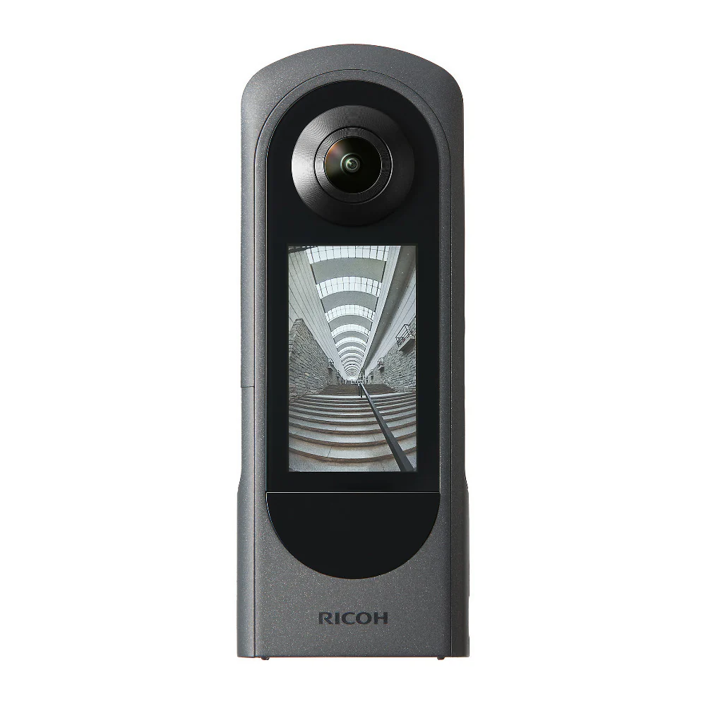 Ricoh THETA X 360-Degree Camera with 5 TB Portable Hard Drive, Gadget Bag with Accessory Kit - Image 5