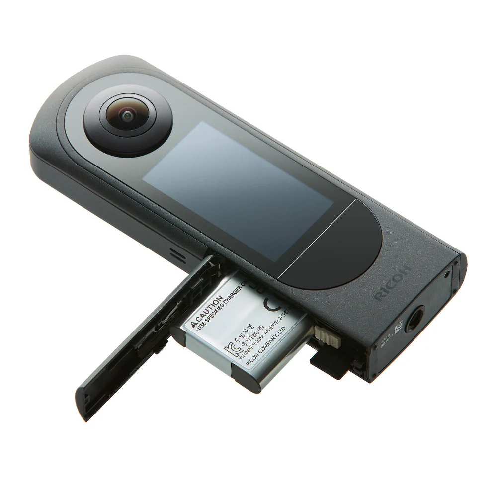 Ricoh THETA X 360-Degree Camera with 5 TB Portable Hard Drive, Gadget Bag with Accessory Kit - Image 9
