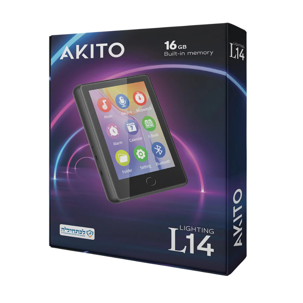 Akito L14 Kosher MP3 Player with 16GB Memory and 2.8-inch Touch Screen (No Video, Internet or Radio) - Image 5