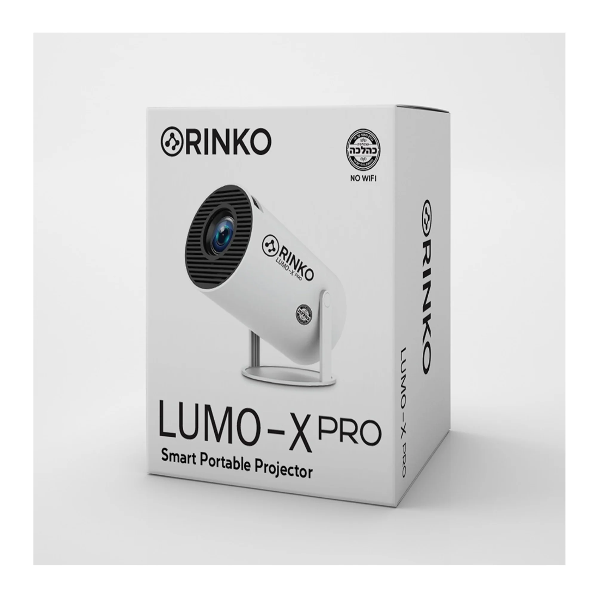 Rinko Lumo-X Pro Portable Projector - 180 Adjustable, Bluetooth with Speaker - Image 3