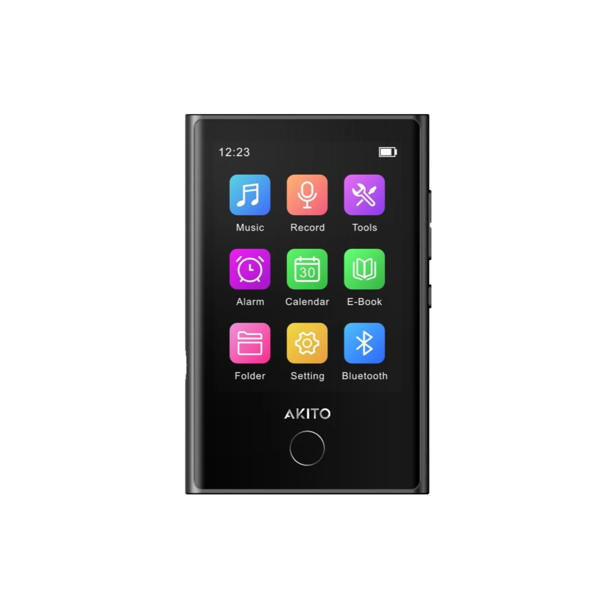 Akito X-POD Smart Bluetooth MP3 Player with Wireless Earbuds and Charging Case - Image 2