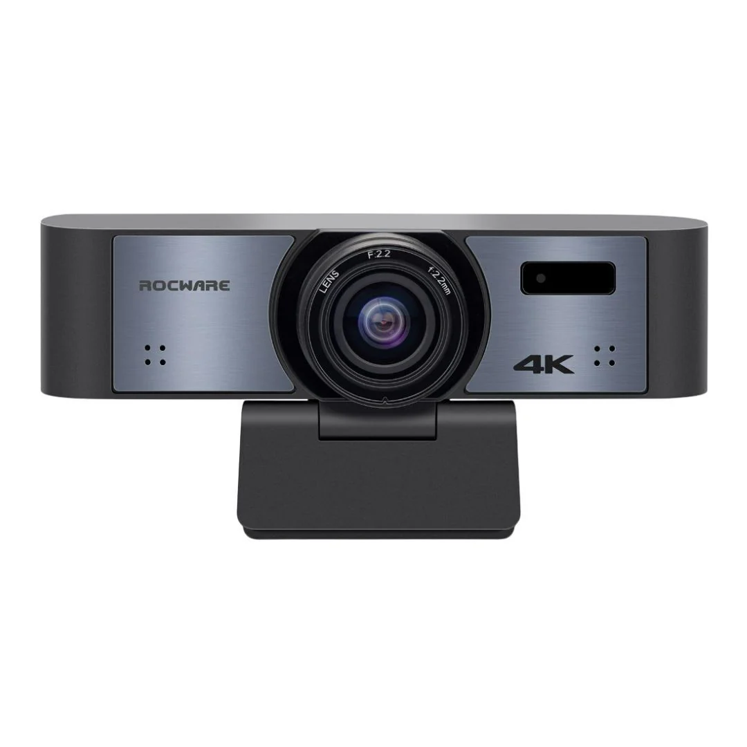 ROCWARE RC16 4K USB AI Webcam with UHD CMOS Image Sensor, 8x Digital Zoom, and Humanoid Tracking - Image 3