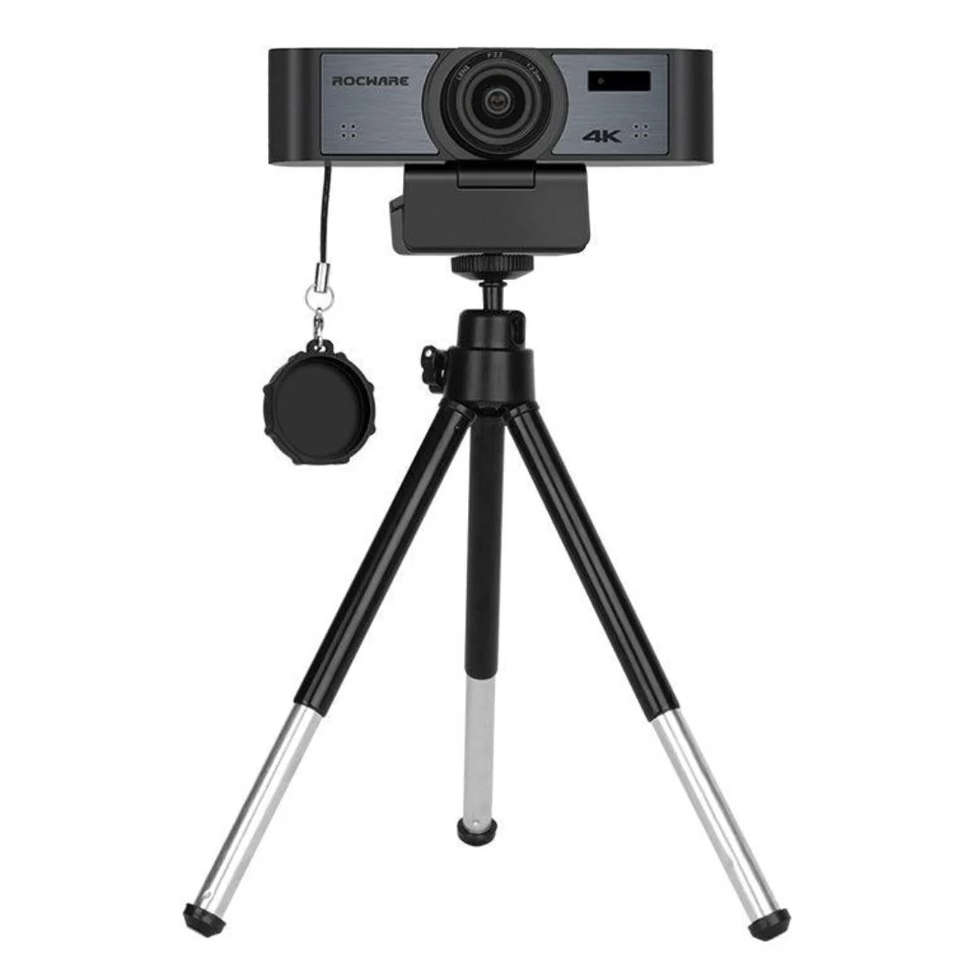 ROCWARE RC16 4K USB AI Webcam with UHD CMOS Image Sensor, 8x Digital Zoom, and Humanoid Tracking - Image 5