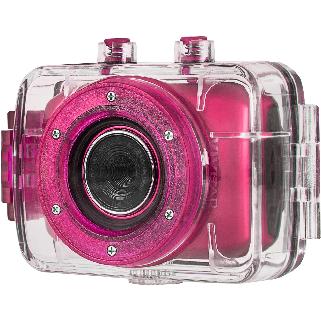 Vivitar HD Waterproof Action Camera (Pink) - Image 2