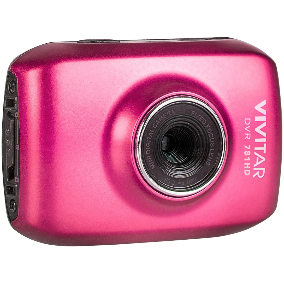 Vivitar HD Waterproof Action Camera (Pink) - Image 4