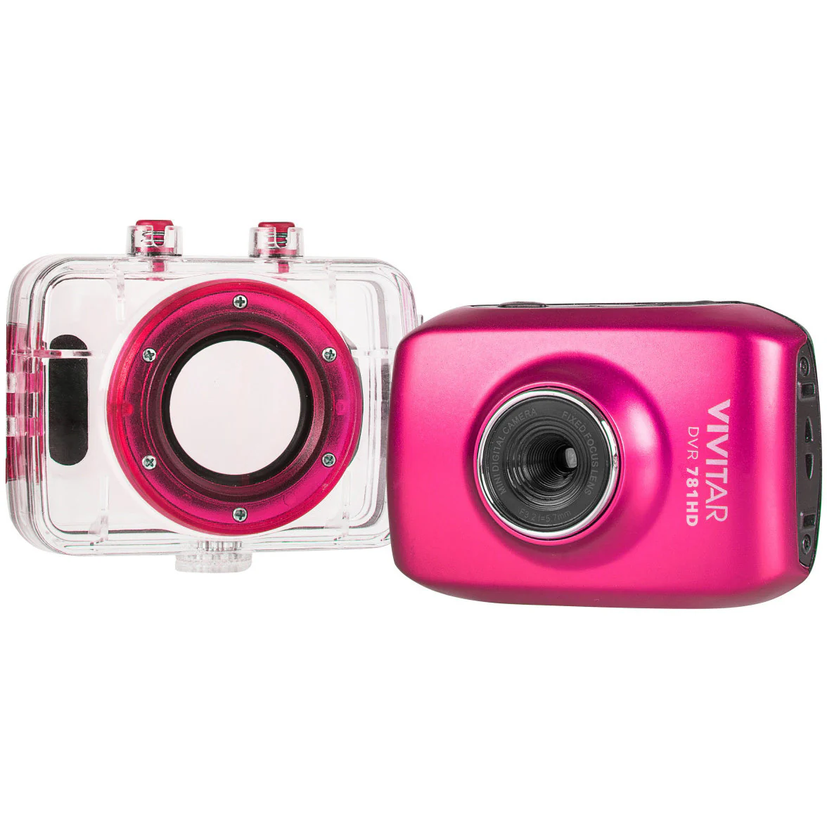 Vivitar HD Waterproof Action Camera (Pink) - Image 7