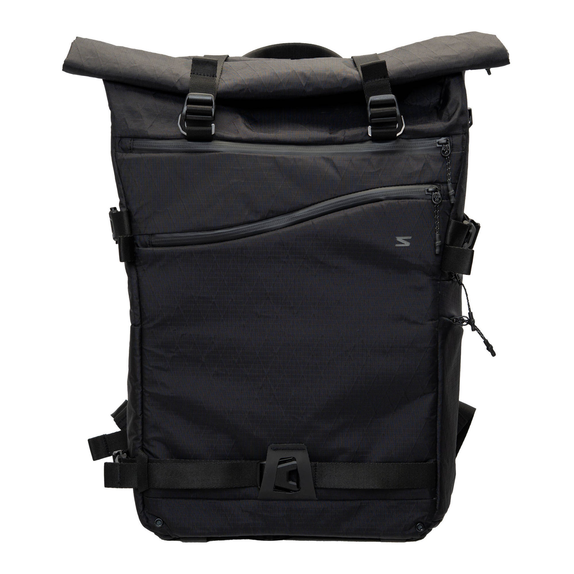 Sakk Gear Rolltop Ranger Water-resistant Camera Backpack (25L, Black)