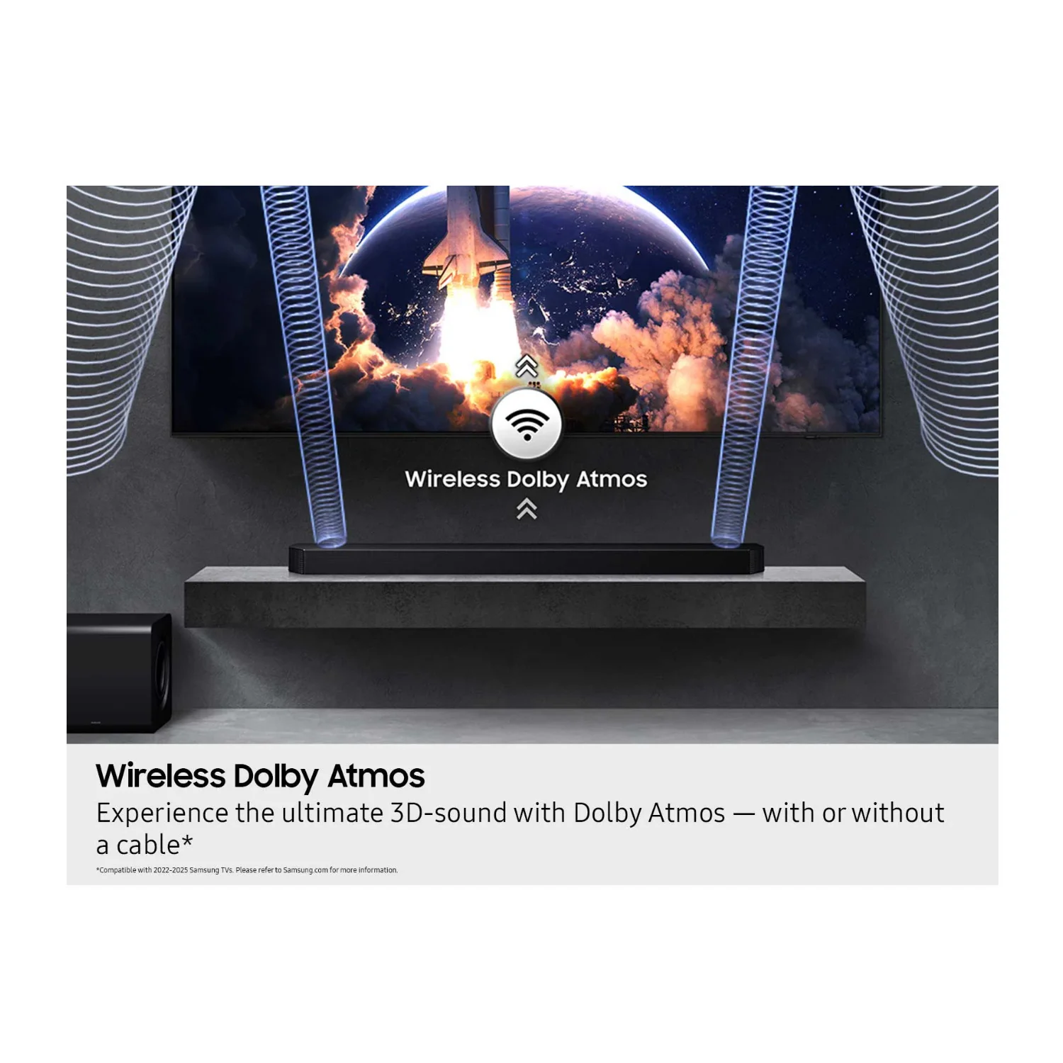 Samsung HW-QS700F 3.1.2-Channel Dolby Atmos Soundbar and Subwoofer System - Image 4