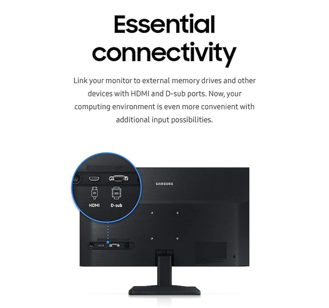 Samsung S33A Series 22″ FHD Monitor (Open Box) - Image 9