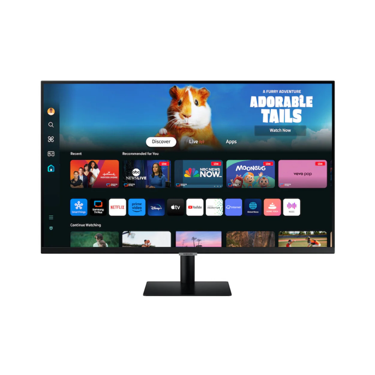 Samsung 32-Inch M5 (M50D) FHD 1920x1080 Flat Screen Smart Monitor