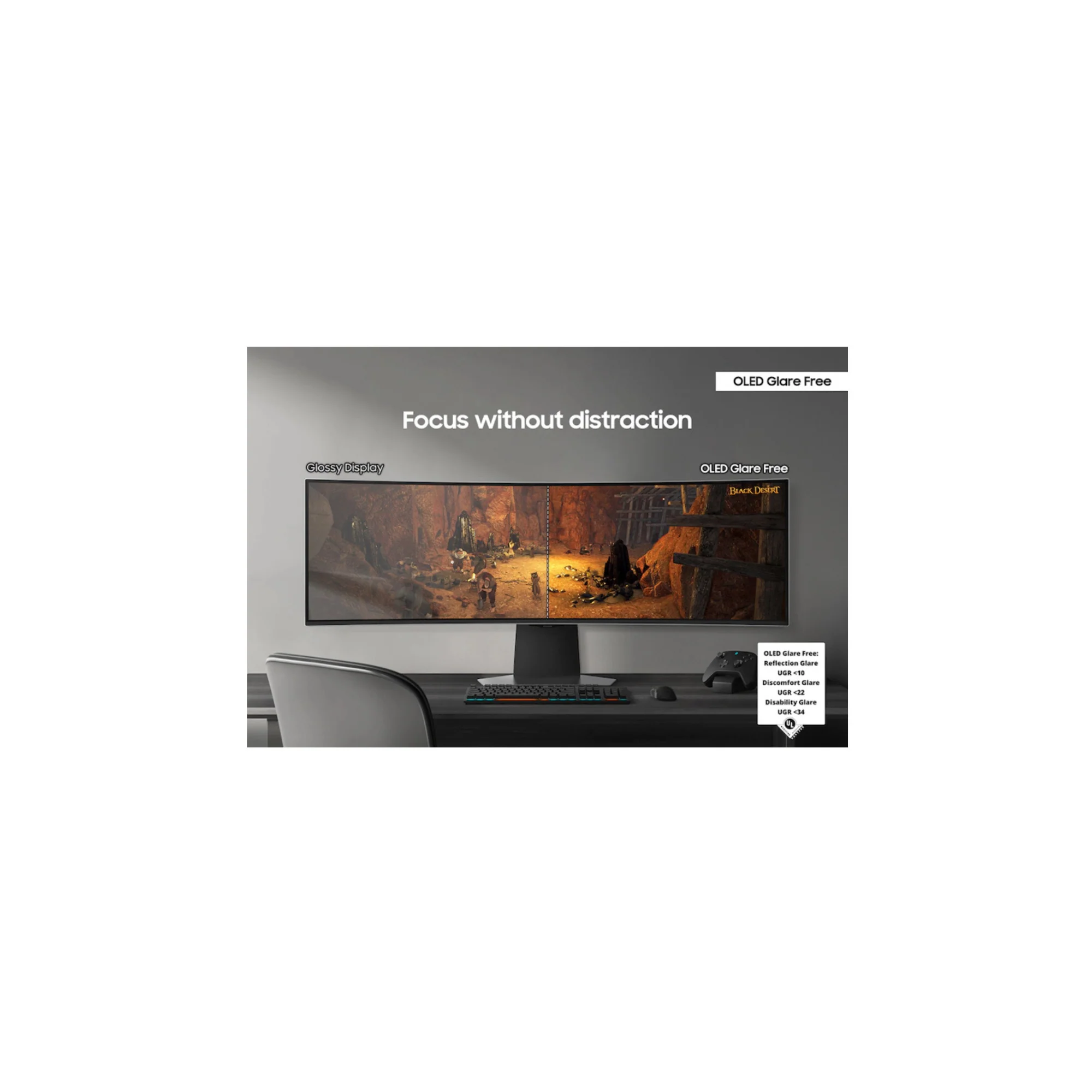 Samsung Odyssey QD-OLED G9 G95SD 49-Inch 240 Hz Curved Ultrawide Gaming Monitor - Image 8