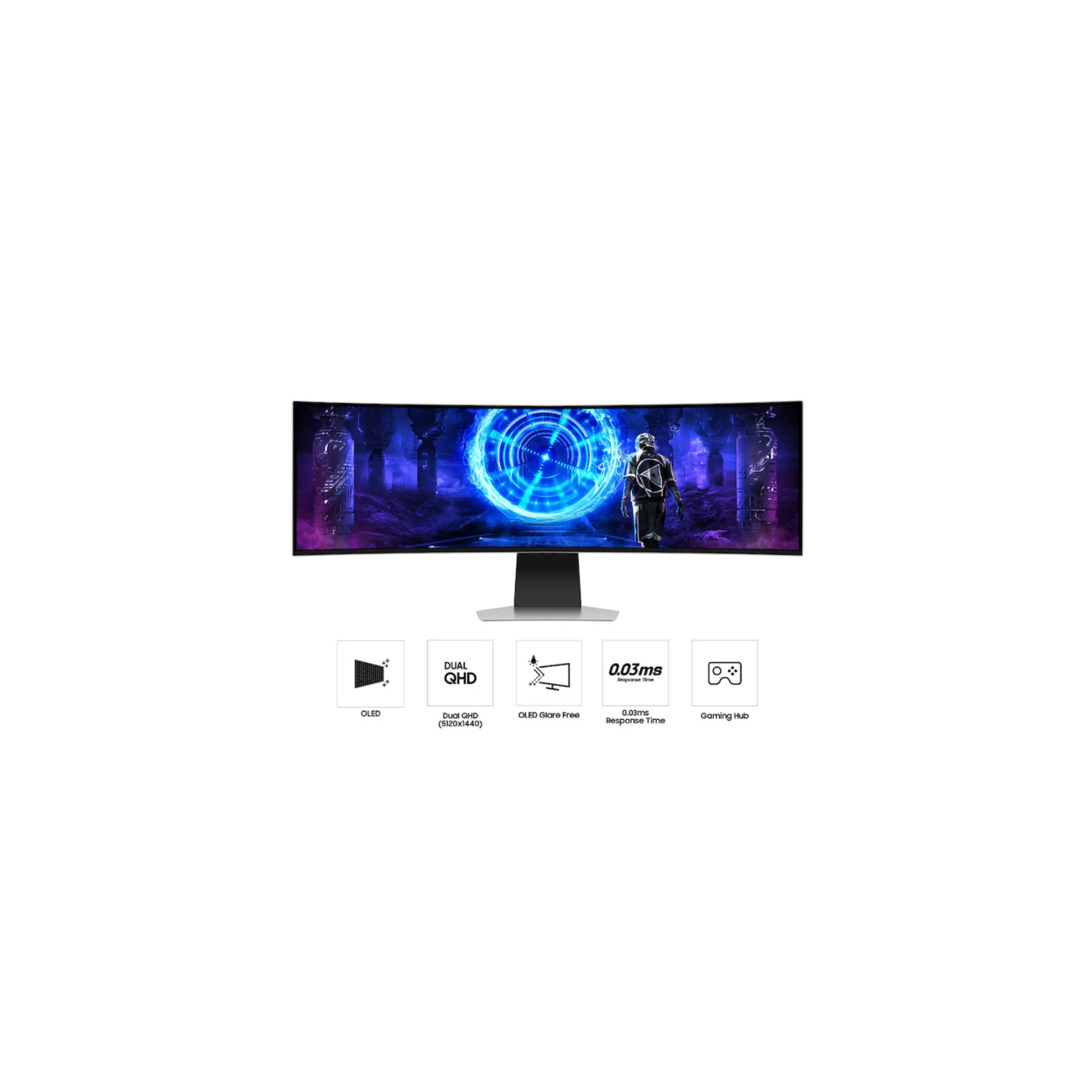 Samsung Odyssey G9 G95SD 49″ QD-OLED Curved Gaming Monitor (240Hz) (Used) - Image 6