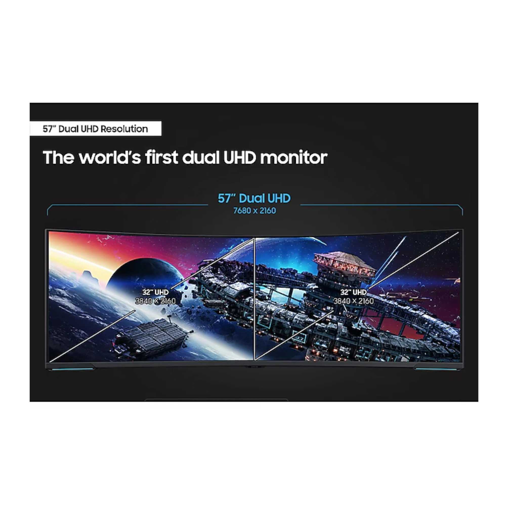 Samsung 57-Inch Odyssey Neo G9 G95NC Dual UHD Quantum Matrix Gaming Monitor - Image 11