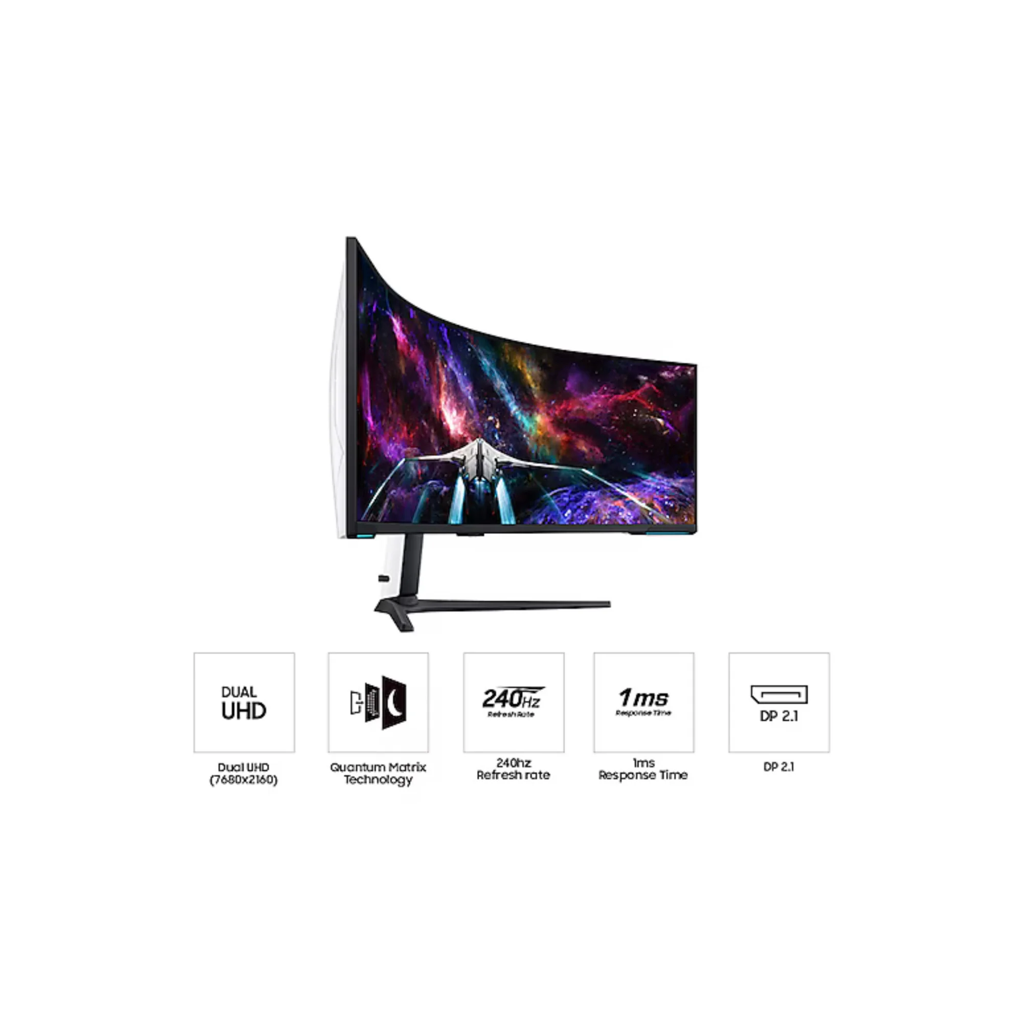 Samsung 57-Inch Odyssey Neo G9 G95NC Dual UHD Quantum Matrix Gaming Monitor - Image 9