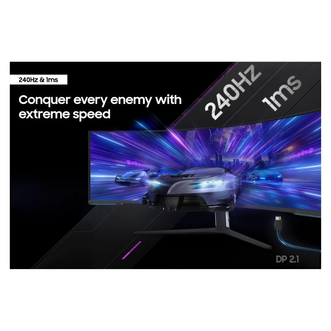 Samsung Odyssey Neo G9 57″ Dual 4K Curved Gaming Monitor (240Hz) (Open Box) - Image 5