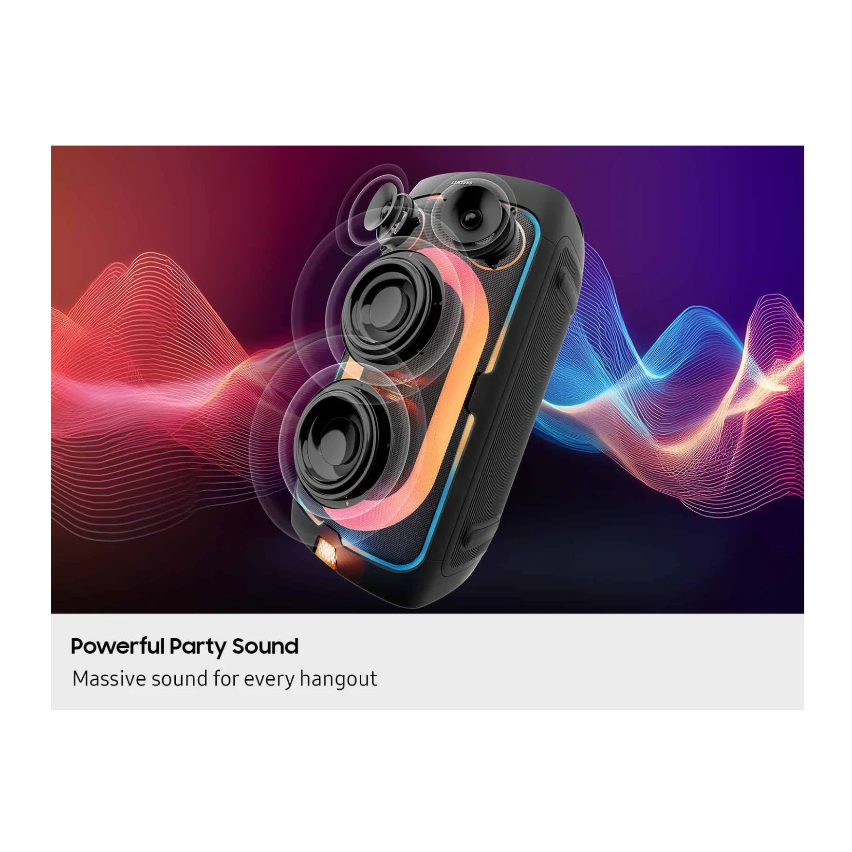 Samsung ST40F Sound Tower Portable Bluetooth Party Speaker with Built-In Battery - Image 5