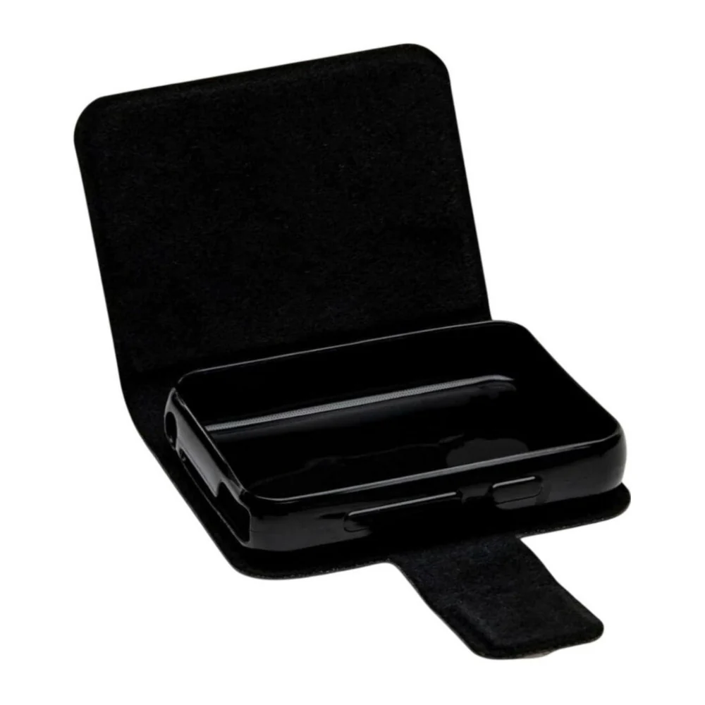 Samvix Book-Style Leather Case for iPlatinum Music Q6 MP3 Player with Durable Build (Black) - Image 2